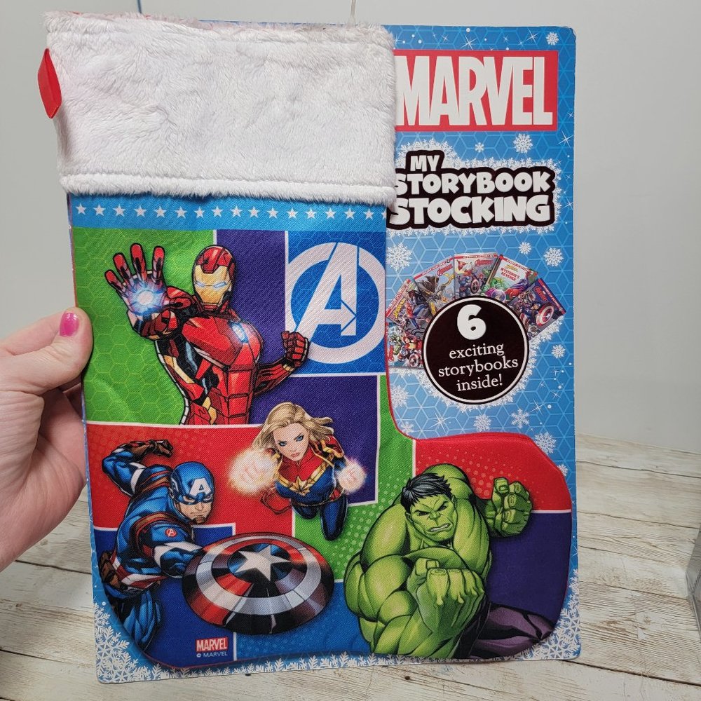 DISNEY MARVEL MY STORYBOOK STOCKING BOOK 6 Books Included AVENGERS